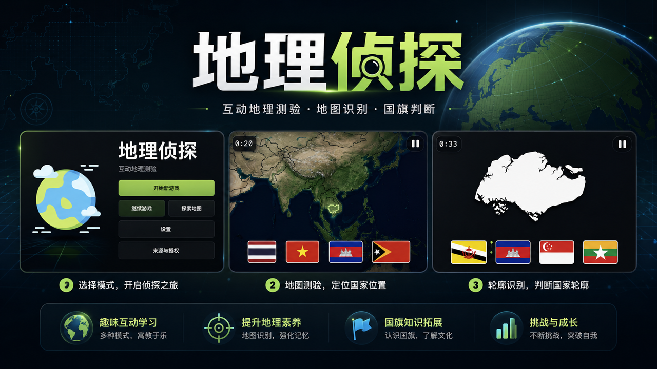 地理偵探：互動地圖挑戰課程封面