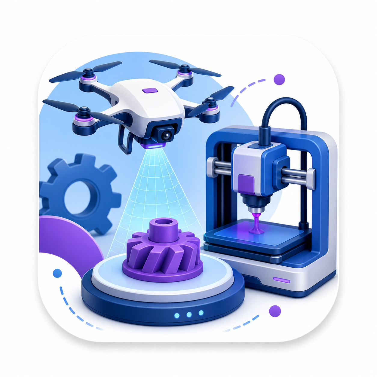 行業無人機及 3D 打印項目課程插圖